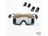 FMA Tactical Helmet Safety Goggles GRAY BK/DE/FG TB1333-BK-G